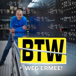 BTW-korting: 21% korting