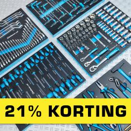 Gereedschap met 21% korting