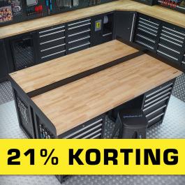 Werkbanken met 21% korting