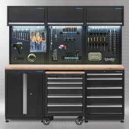 Werkbank met kast