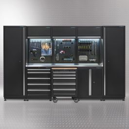 Werkbank met kast