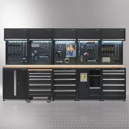 Werkbank met kast