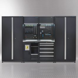 Werkbank met kast