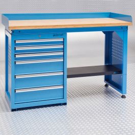 Werkbank met kast