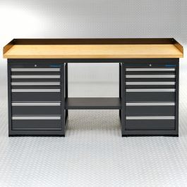 Werkbank met kast