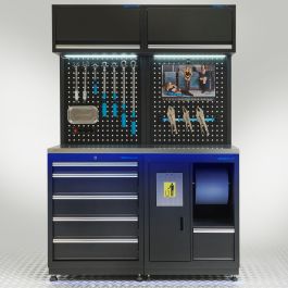 Werkbank met kast