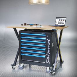Werkbank verrijdbaar