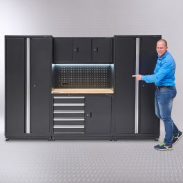 Werkbank met kast