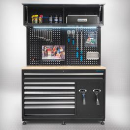 Werkbank met kast