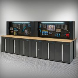 Werkbank met kast