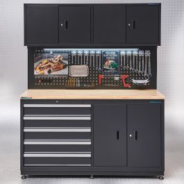 Werkbank met kast