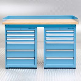 Werkbank met kast
