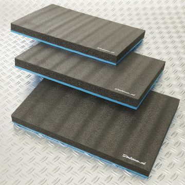 Schuimmat voor werkbank gelaagd - 3 stuks
