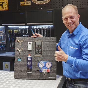 Schuimmat voor gereedschapswagen gelaagd - 3 stuks