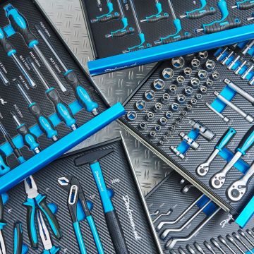 Gereedschapsset 297-delig in softmodules - voor 8 lades