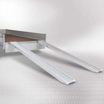 Aluminium oprijplaat auto - 300 cm - 2.4 ton (2 stuks)