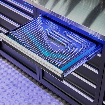 36-delige ring-steeksleutelset in softmodule