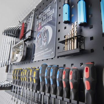 Torx- en inbussleutels houder voor op gatenbord - 4 stuks