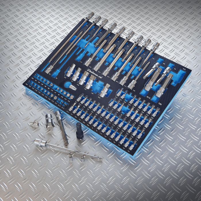 102-delige Inbus en torxdoppenset 1/2'', 3/8'' en 1/4'' in "PRO" softmodule-2