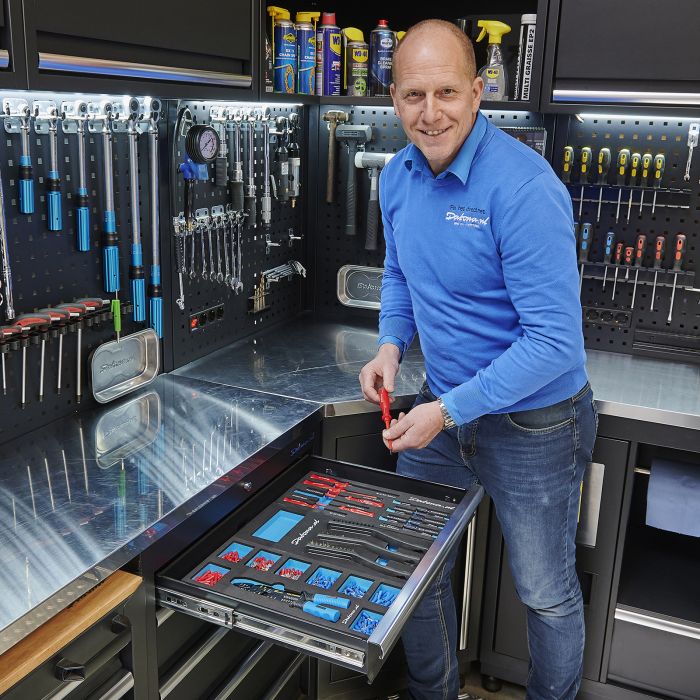 Geïsoleerde- en precisie schroevendraaier set 12-delig in "Plus" softmodule-15