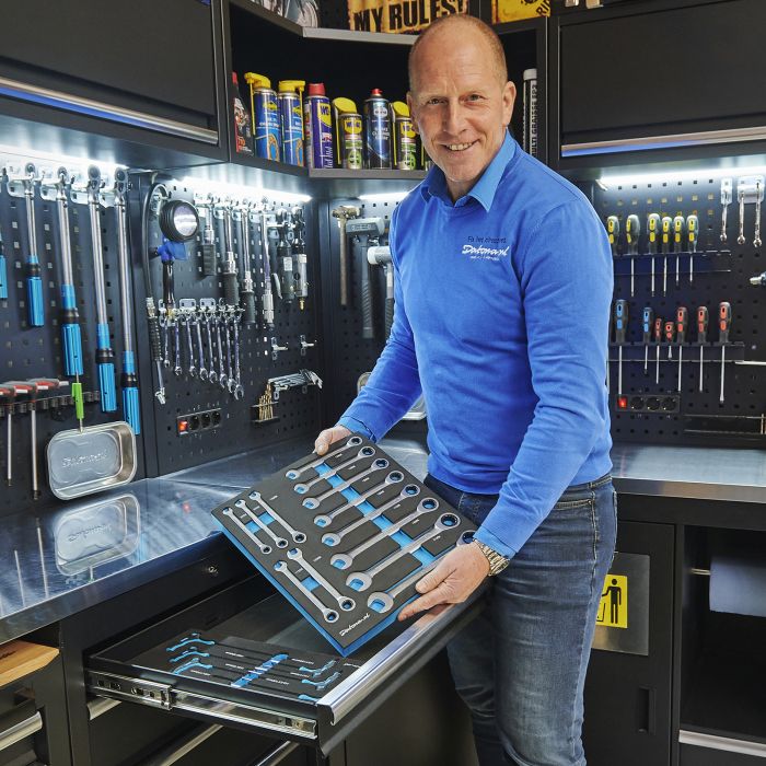 Ringratelsleutelset 13-delig in "Plus" softmodule-10