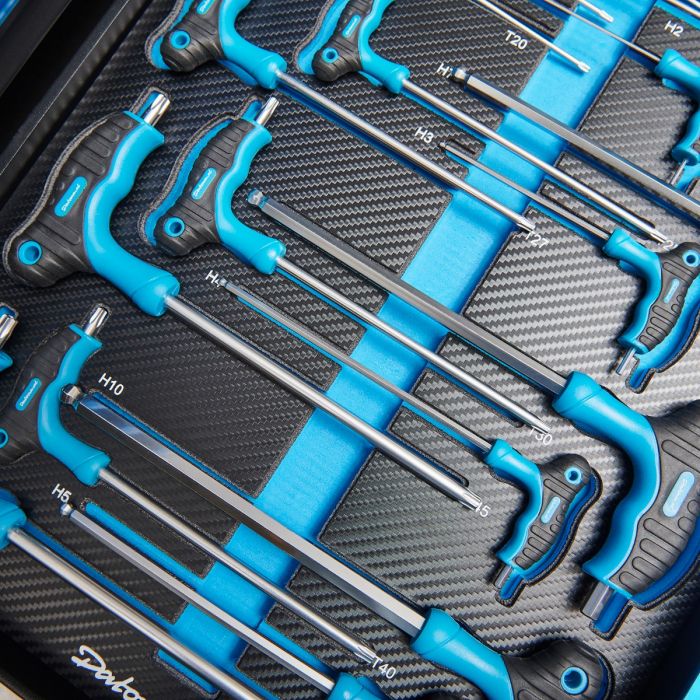 18-delige inbus- en torxsleutelset met T-greep in "PRO" softmodule-10