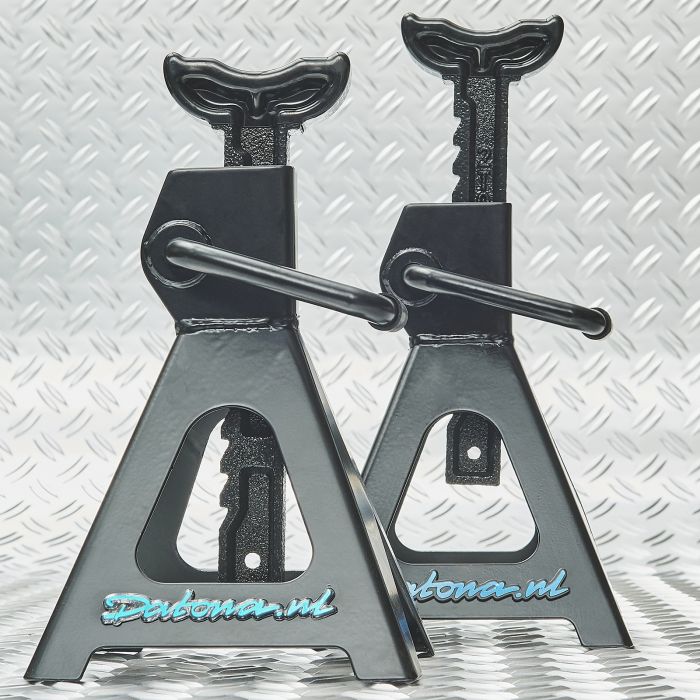 Hydraulische autokrik - 2,5 ton + assteunen set 3 ton per stuk-11