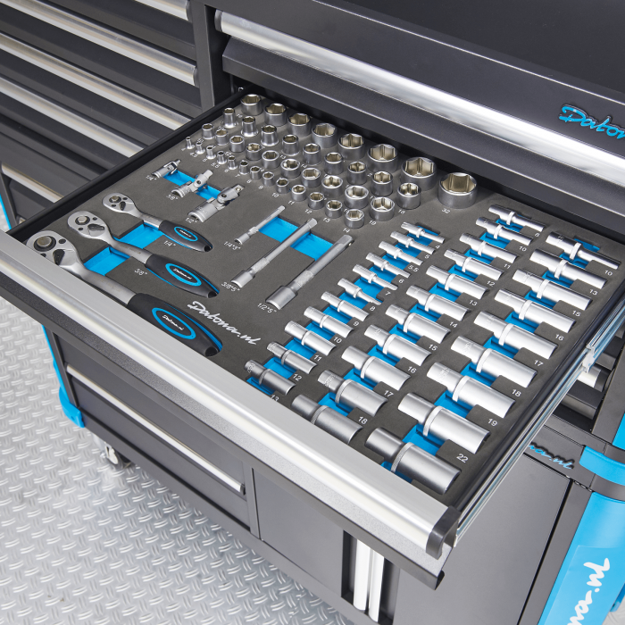 Gevulde gereedschapswagen met topkist XL - Premium serie-20
