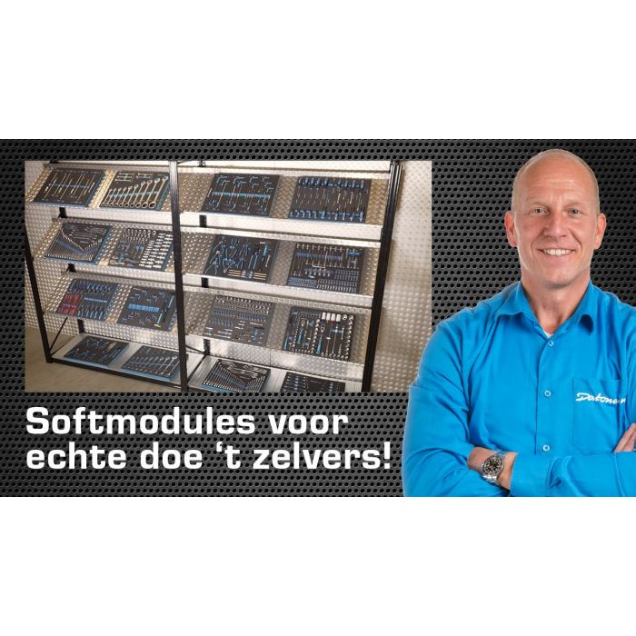 102-delige Inbus en torxdoppenset 1/2'', 3/8'' en 1/4'' in "PRO" softmodule-5