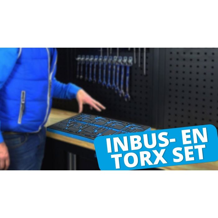 18-delige inbus- en torxsleutelset met T-greep in "PRO" softmodule-5