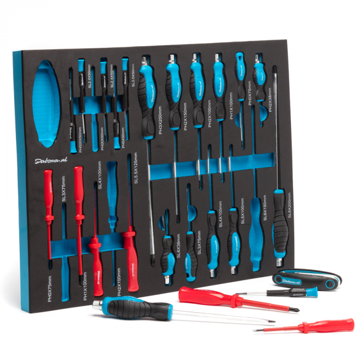 25-delig schroevendraaierset met torxsetje in “PRO” softmodule-9