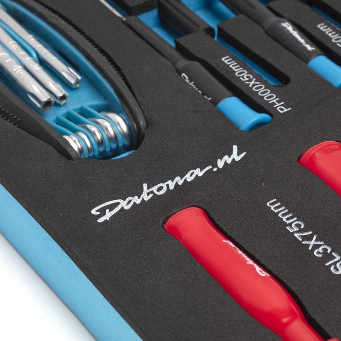 25-delig schroevendraaierset met torxsetje in “PRO” softmodule-12