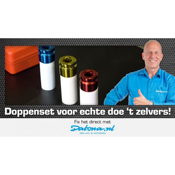 Doppenset met teflonbescherming 3-delig-6