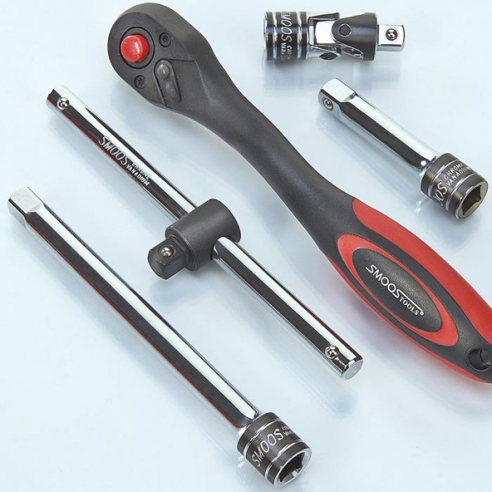 Dopsleutelset 3/8"opname 24-delig Engels-1