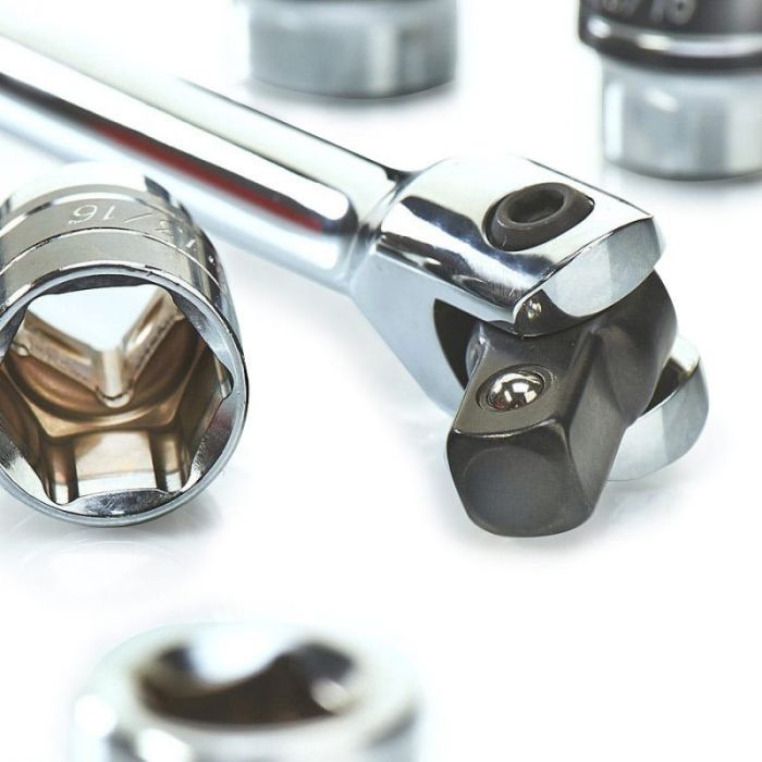 Dopsleutelset 1/2" opname 17-delig Engels-4