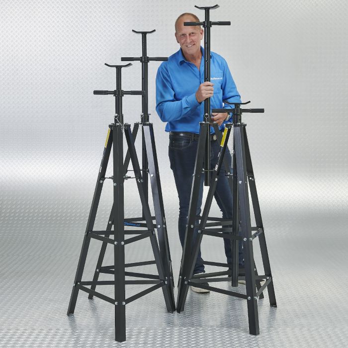Assteunen hoog 2 ton met spindel - 4 stuks-2
