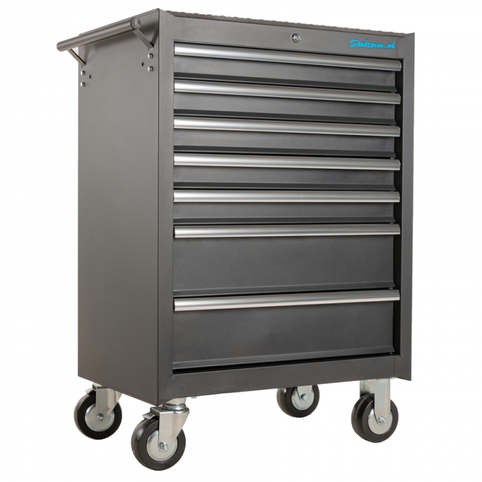 Gereedschapswagen 7 lades met quick lock - mat zwart-16