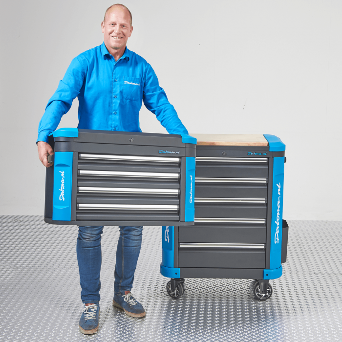 Verrijdbare gereedschapswagen met gereedschapskist L - Premium serie-2