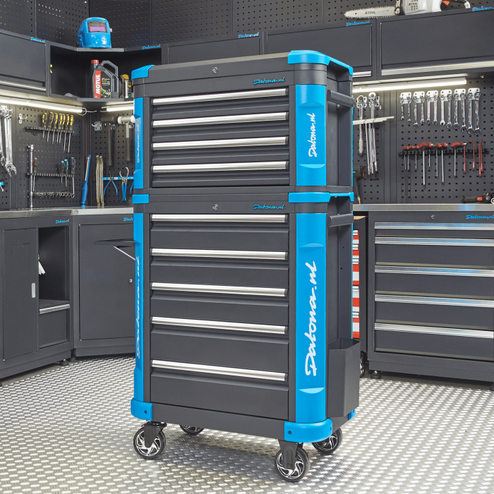 Verrijdbare gereedschapswagen met topkist XL - Premium serie-4