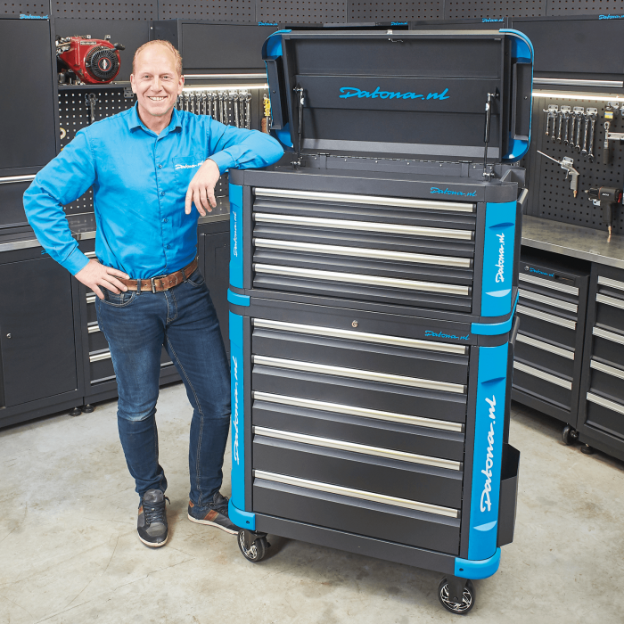 Gevulde gereedschapswagen met topkist XL - Premium serie-12