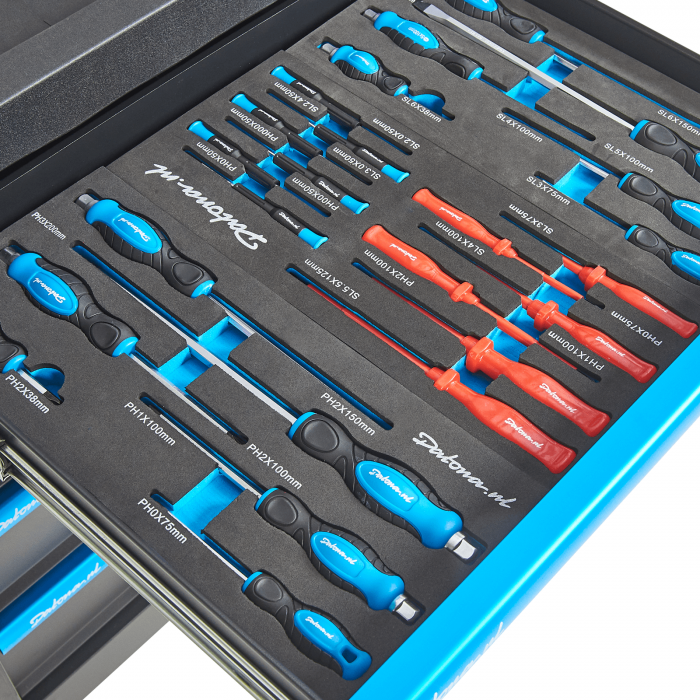 Gevulde gereedschapswagen Extended Plus 8 lades 4 lades gevuld-20