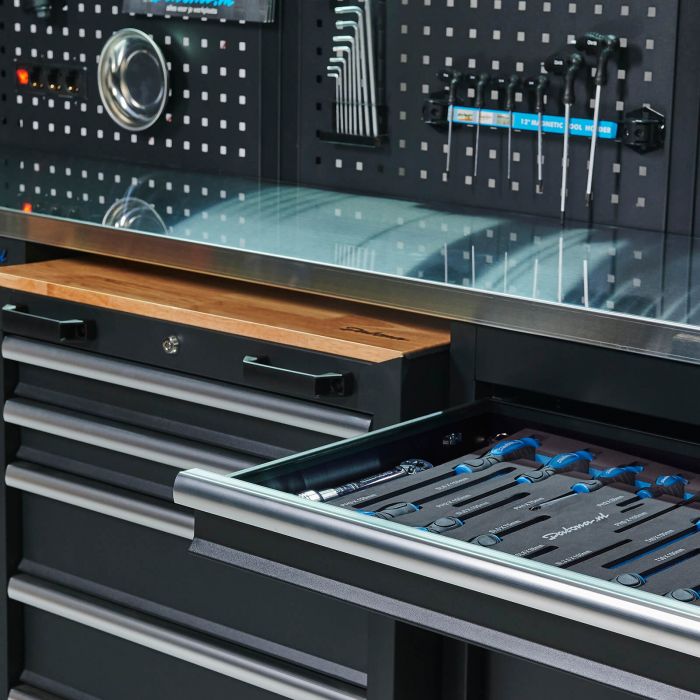Werkplaatsinrichting PREMIUM met RVS werkblad 204 cm breed-15