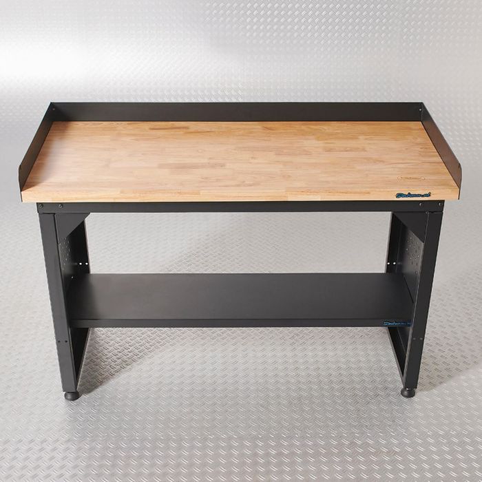 Werkbank PRO - bamboe werkblad - legbord - 150 cm - zwart-5