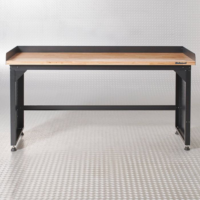 Werkbank PRO - eiken werkblad - gereedschapswagen - 200 cm - zwart-25