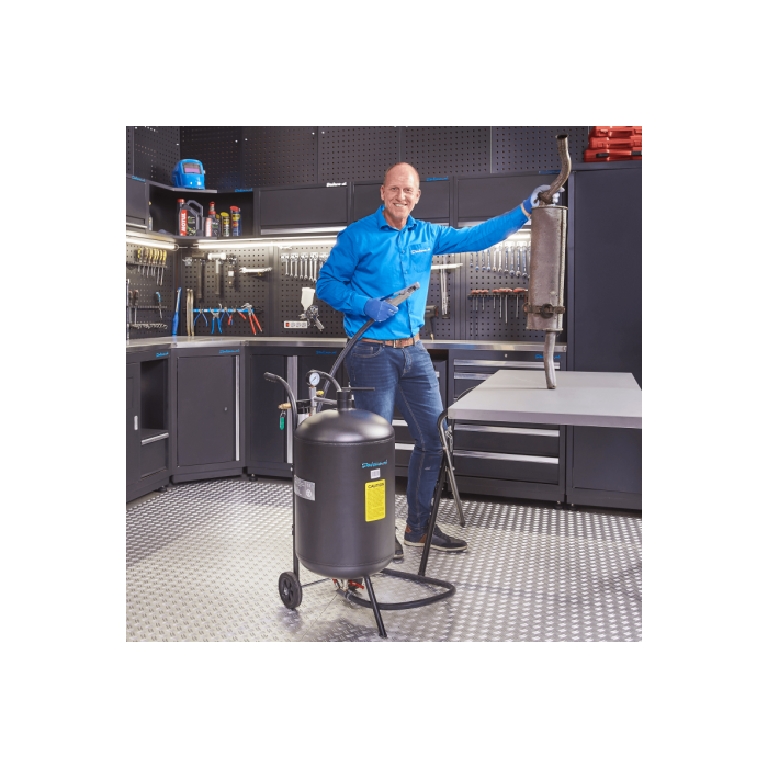 Mobiele straalketel - 45 liter met 5 zakken aluminiumsilicaat-3