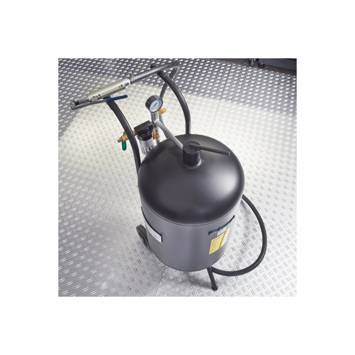 Mobiele straalketel - 45 liter met 5 zakken aluminiumsilicaat-2