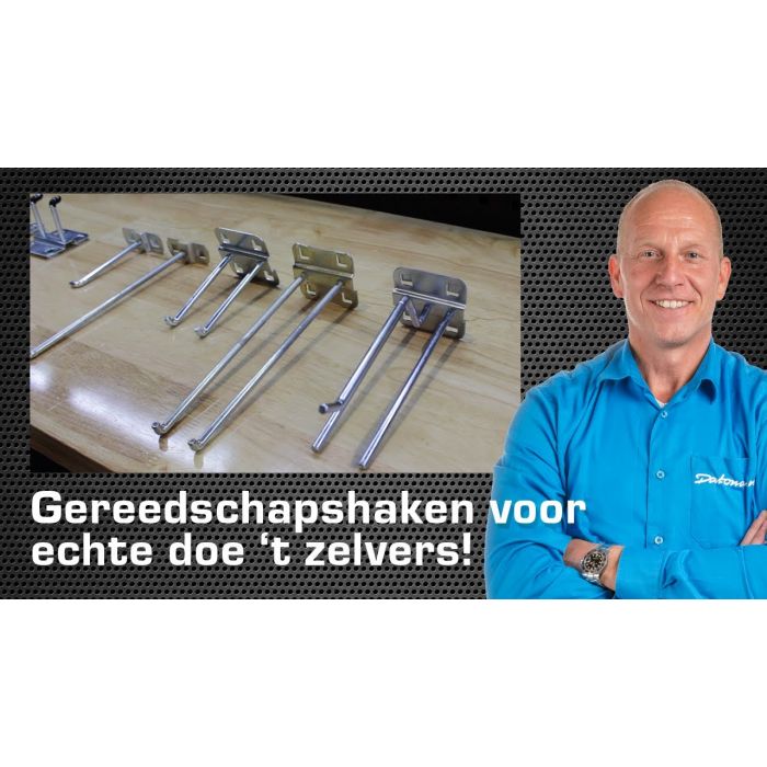 Dubbele gesloten gereedschapshaak - 6 cm (20 stuks)-5