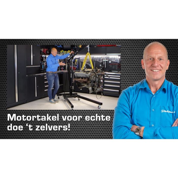 Werkplaatskraan hydraulisch en pneumatisch 2 ton-5