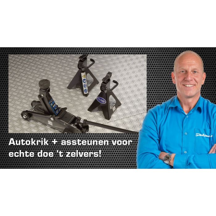 Autokrik 2 ton + assteunen 2 ton-5