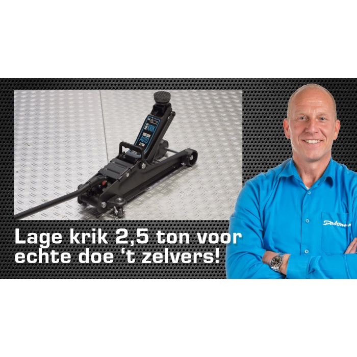 Autokrik laag model 2,5 ton + assteunen 3 ton-5